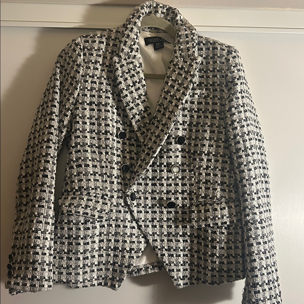 Rachel Zoe Houndstooth Tweed Blazer🎉HOST PICK🎉